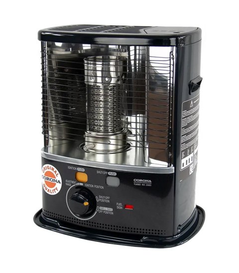 Piecyk naftowy knotowy CORONA RX 3085 3,0 kW do 45m2 + NAFTA TOYOTOMI 20 l