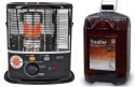 Piecyk naftowy knotowy CORONA RX 3085 3 kW do 45m2 + nafta TOSAINE 20 lit.