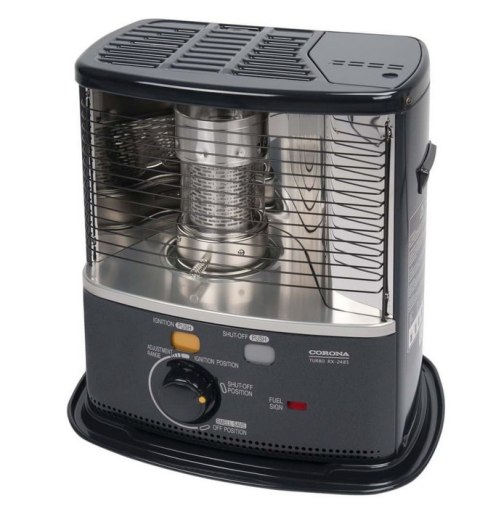 Piecyk naftowy knotowy Corona RX 2485 2,4 kW do 30m2 + NAFTA TOYOTOMI 20 l.