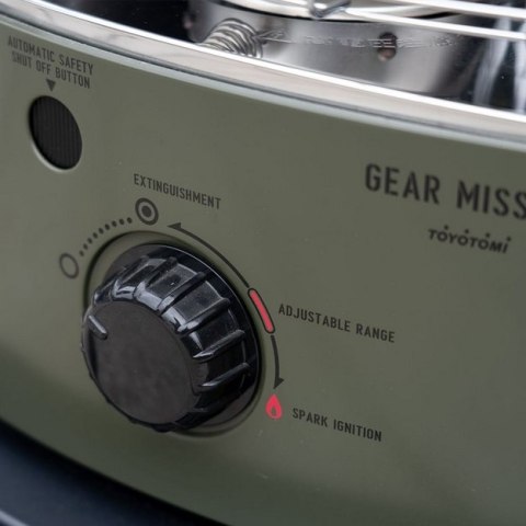 Przenośny knotowy piecyk naftowyToyotomi Zibro GEAR MISSION RS-GER23G 2,3kW