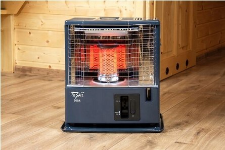 TOSAI piecyk naftowy knotowy 360A, 3 kW, do 45 m2