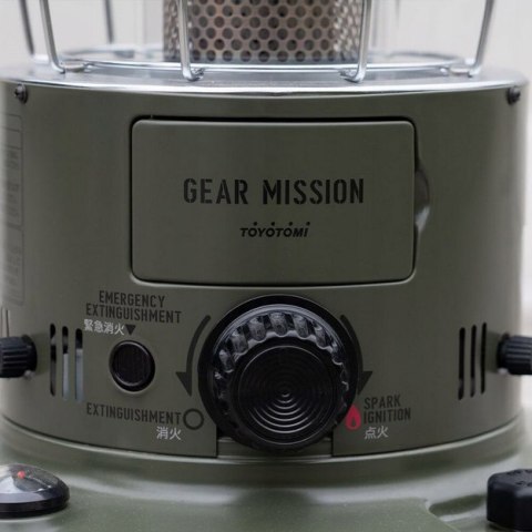 Toyotomi Zibro GEAR MISSION RR-GER25 przenośny knotowy piecyk naftowy 2,5kW