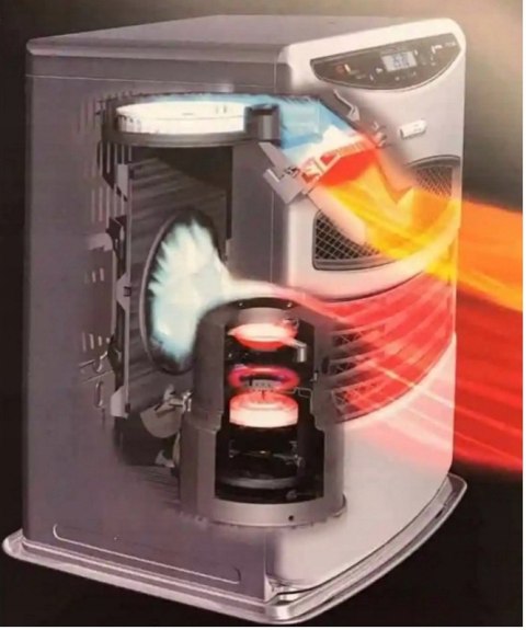 ZIBRO / TOYOTOMI piecyk naftowy elektroniczny LC140 4kW 68m2 JAPAN